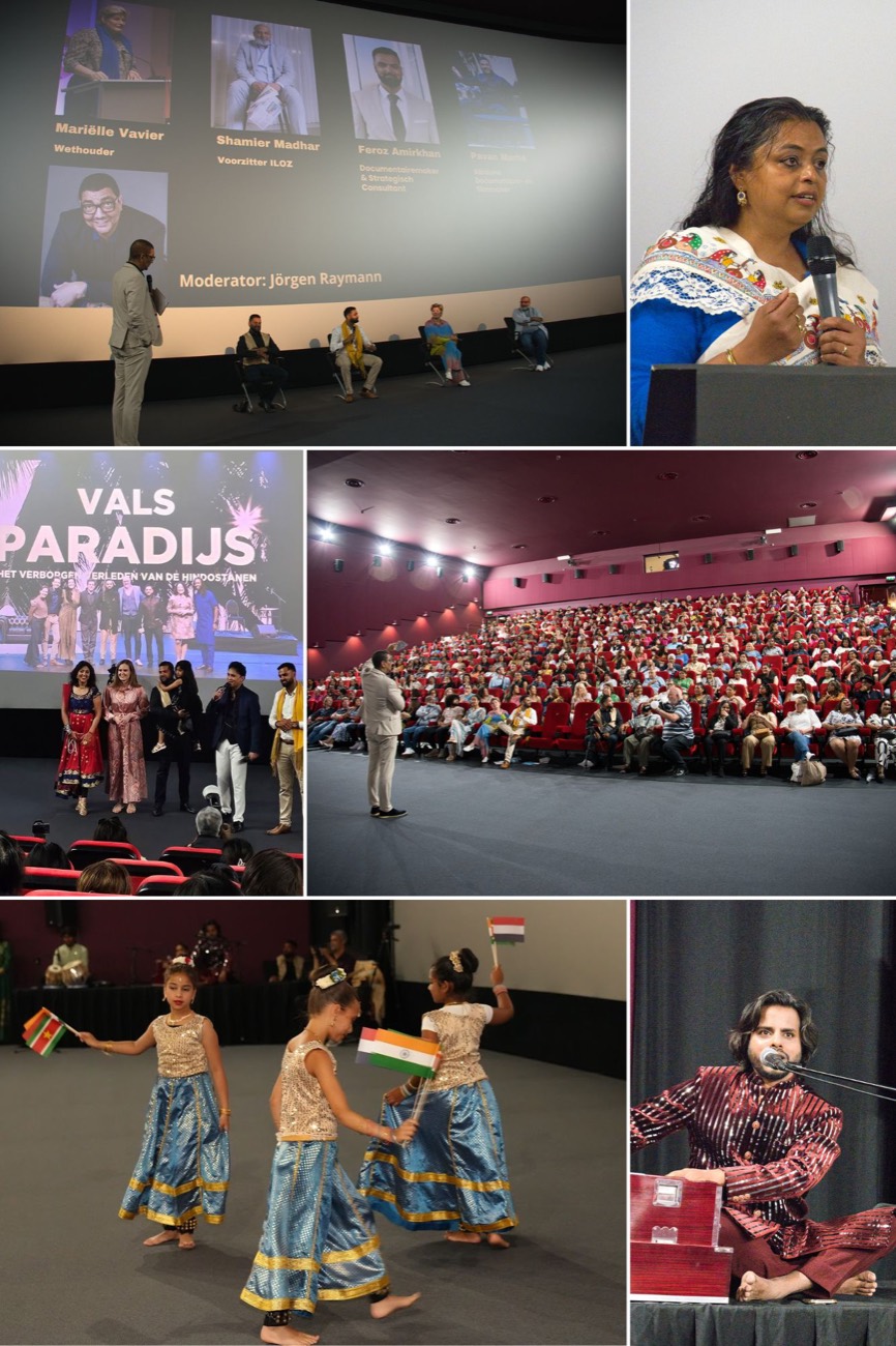 Impressie van het evenement Vals Paradijs: zaal, panel, dans en muziek